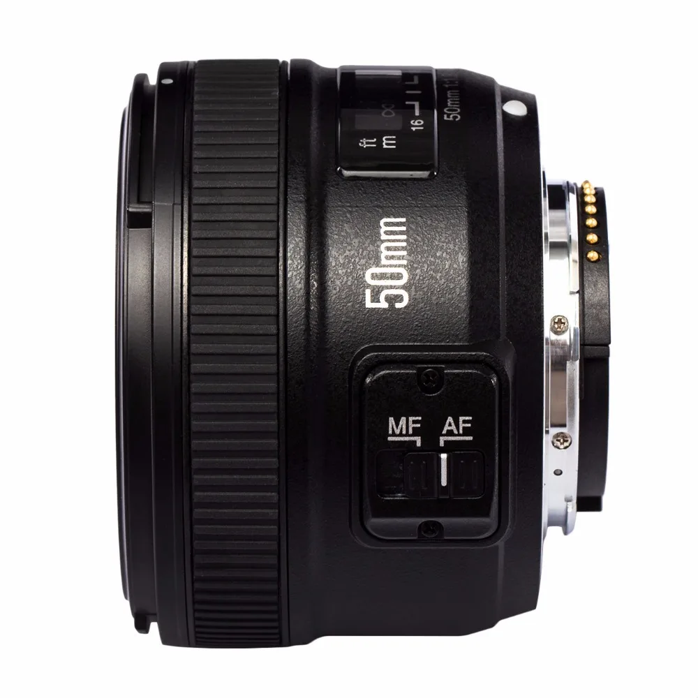 Top! Auto Focus Lens YN 50MM F/1.8 For Nikon D7200 D5300 D5200 D750 D500 D4s 2
