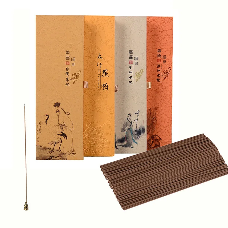 

T Laoshan Sandalwood Incense Sticks 80g Scent for Home Stick Incense In Gift Box Tibetal Bulk Sale Chinese Incense