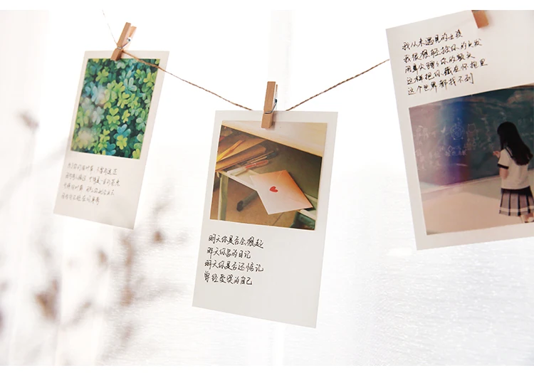 Двусторонний пустой голландский белый картонный конверт открытка акварельные буквы бумажная открытка ручная роспись поздравительные открытки