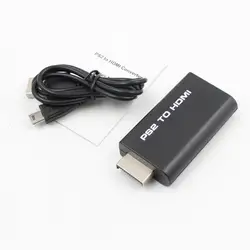 Горячая продажа PS2 к HDMI Аудио Видео AV адаптер конвертер 1 Вт/3,5 мм аудио выход для HDTV CA