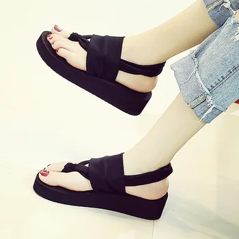 

Women Rome Sandals Soft EVA Bohemia Beach Sandalias Mujer Summer Platform Shoes Woman Fashion Flip Flops Ethnic Sandals SH062201