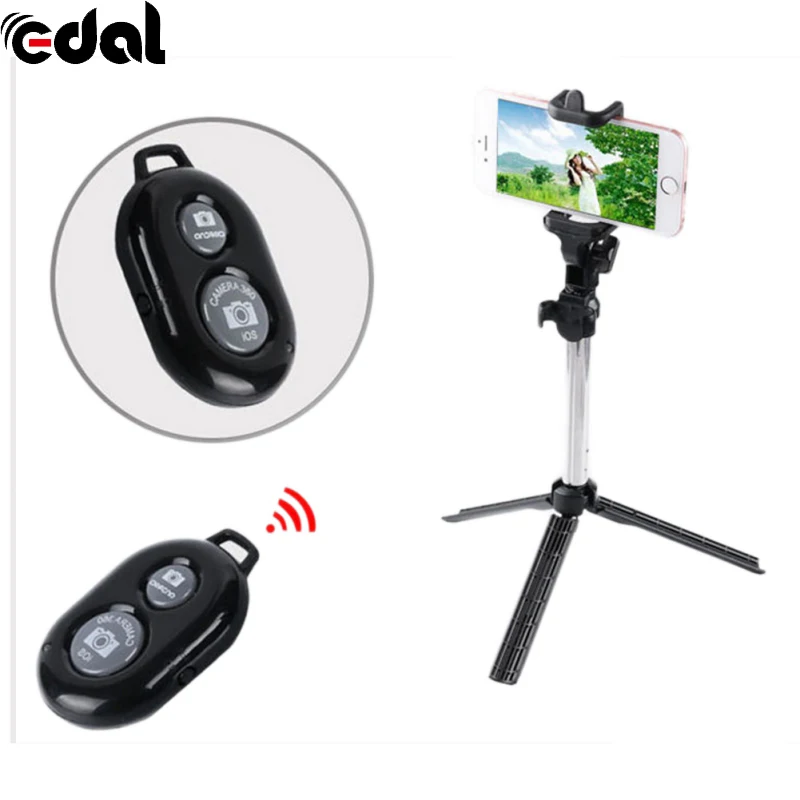 

Retractable Self-portrait Artifact Selfie Stick With Bluetooth Shutter Remote Control For Smartphones