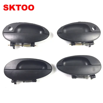 

SKTOO 4pcs For Chery QQ QQ3 outside door handle handle QQ6 Cowin 1 A1 buckle handcart outside door handle