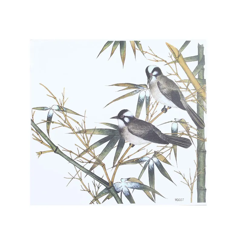 

Bird Female Temporary Tattoo Sticker Tattoo Waterproof HD Watercolor Male Lasting Effective Tattoo Sticker Fashion Body Art