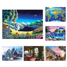 1000 шт головоломки для взрослых детей-обучающая игрушка-вызов Игра Головоломка Развивающая игра