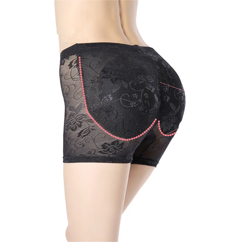 Женские бесшовные трусики с подкладкой для ягодиц эффектом пуш апа|padded underwear|sexy