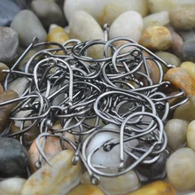 LEO 1 ящик рыболовный крючок несколько размеров высокоуглеродистой Сталь Рыбалка игла крючки колючая 1#-13# рыболовные шестерни снасти Аксессуары