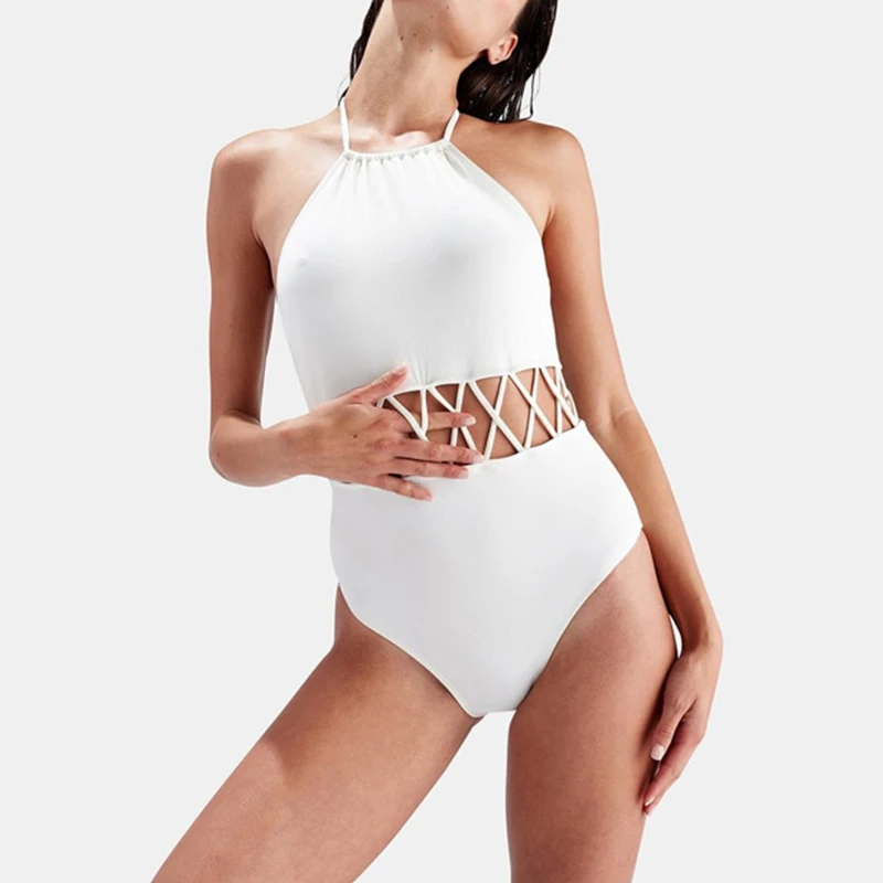 Bikinx Высокая шея Холтер купальный костюм пуш ап сексуальный бикини 2019 полый