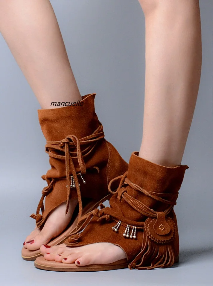 brown flat gladiator sandals