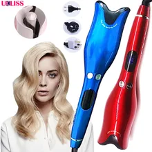 1 дюймов Автоматическая Плойка для завивки воздуха палочка для завивки вращающаяся Волшебная Плойка для завивки волос титановый салон для укладки волос Прямая поставка