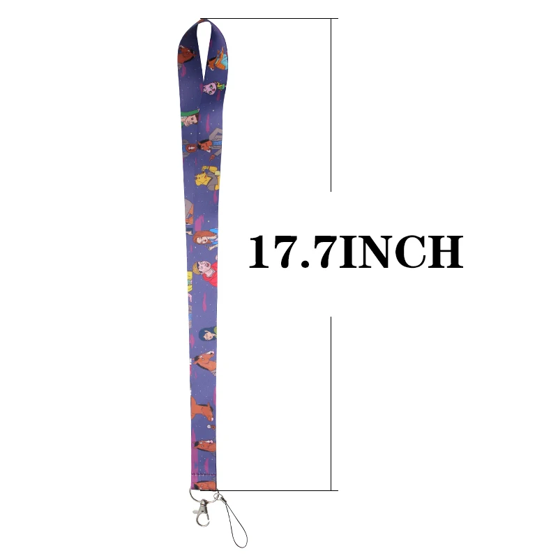 P3625 Dongmanli Конь БоДжек брелок Lanyards держатель удостоверения личности ID карта Пропуск Тренажерный зал мобильный телефон USB бейдж держатель ключевой ремень