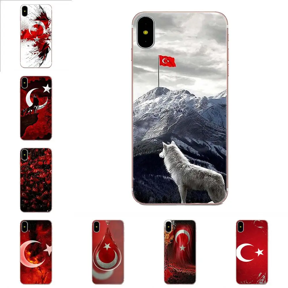 Модный силиконовый чехол с флагом Турции для Huawei P7 Honor 4C 5A 5C 5X 6 6C 6A 6X 7 7X 8 9 V8 V10 Y3II Y5II