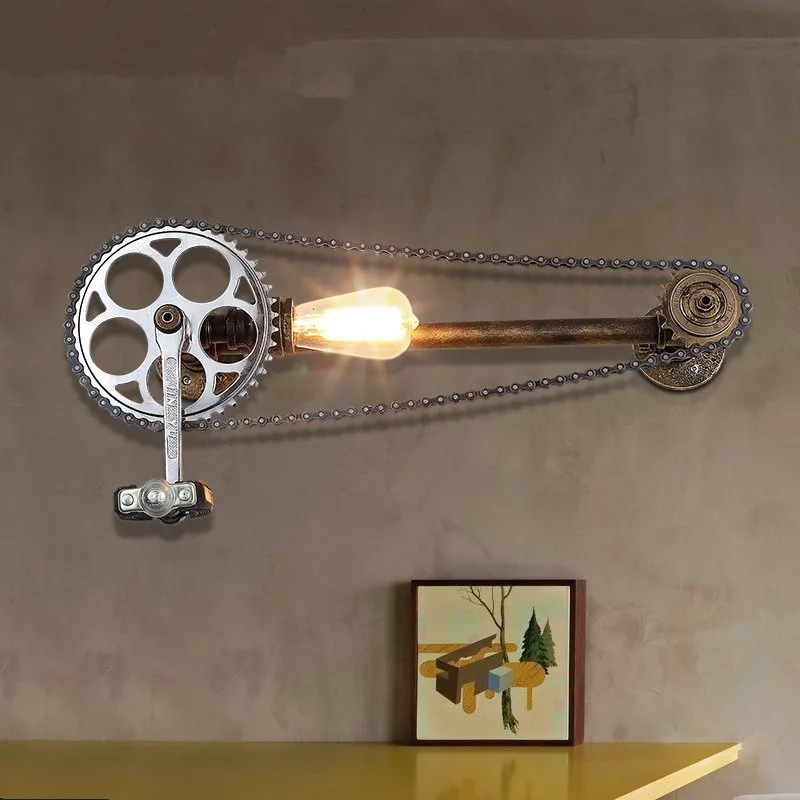 Vintage-Loft-Wall-Lamp-Bicycle-Chain-Iron-Lamp-Shade-Industrial-Wall-Sconce-Luminaire-Wall-Light-Bathroom (2)