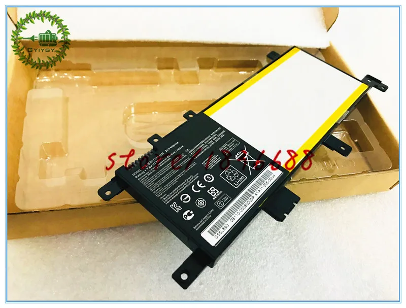 Ноутбук GYIYGY 38Wh 7 6 V C21N1634 Аккумулятор для ноутбука ASUS Vivobook R542UR R542UR-GQ378T FL5900L Series