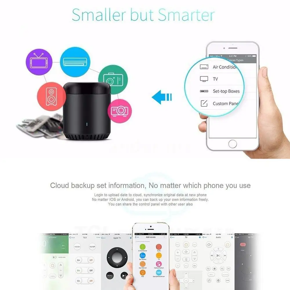 Broadlink RM Mini 3 Пульт дистанционного управления 2 шт. умный дом WiFi ИК приложение управление Лер для Alexa Google Home IFTTT с адаптером для Великобритании AU US EU