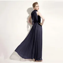 Bohemian Dress Solid Halter Long 2018 Summer Beach Dresses Sleeveless Bow Sexy Fit and Flare Loose Fashion Women Clothes //