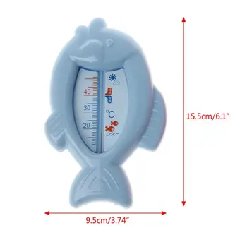 

Water Thermometer Tub Baby Bathing Fish Shape Temperature Infants Toddler Shower Child Floating Bathing Care