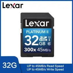 Оригинал Lexar 300x32 GB U1 SDHC 16G U3 sd-карта 32G SDXC профессиональная карта памяти 95 м/с для видеокамеры 1080p 4K