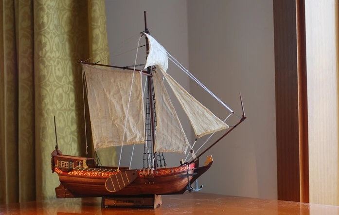 wooden model Wooden sailing boat model wood scale model1 