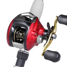 10+ 1 BB Подшипник 6.3: 1 Наживка литья Рыбалка Reel одну сторону муфты Мультипликаторной Катушка влево/правой Рыбалка катушка
