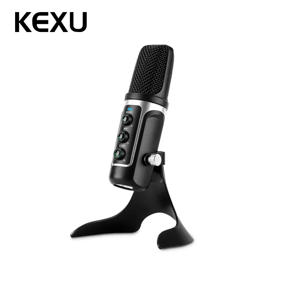 

KEXU Microphone Isolation Shield, Studio Mic Sound Absorbing Foam Reflector for Any Condenser Microphone Recording Equipment