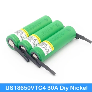 

Original vtc4 3.7V 2100mAh Li-ion Battery 30A Discharge for US18650VTC4 Tools e-cigarette batteries+DIY Nickel sheets may10