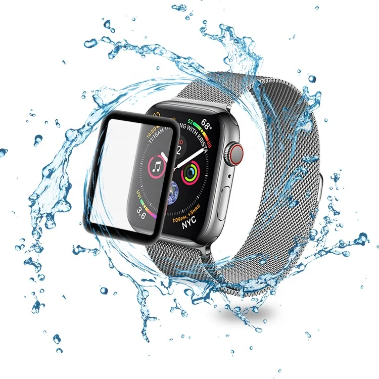 Iwatch полный покрытый 3D изогнутый протектор экрана из закаленного стекла для Apple