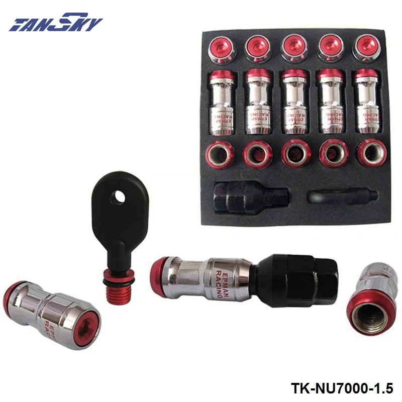 M12 X1.5 AUTHENTIC EPMAN ACORN RIM Racing Lug Wheel Nuts Screw 20PCS CAR For Toyota TK-NU7000-1.5
