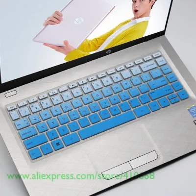 Крышка клавиатуры ноутбука протектор для hp Pavilion X360 14-CD1053tx CD0015tx 14-CD1060tx CD1050tx CD1054tx CD1012 1" 14-cd серия - Цвет: Gradual blue
