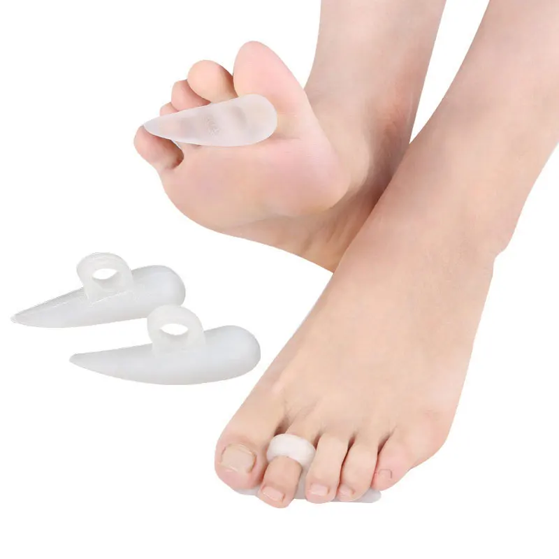 1Pair Hammer Toe Cushion Hammer Toe Gel Pads Single Loop Relieve Toe