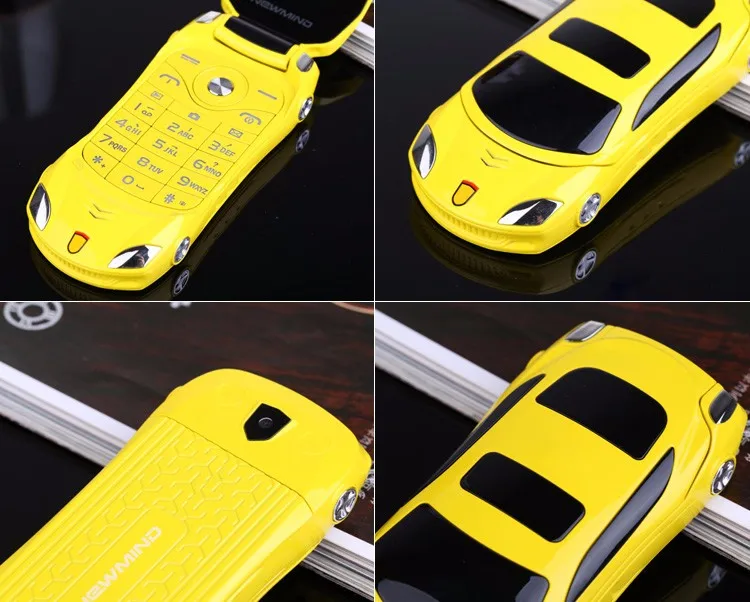  Original Newmind F15 Flip Phone With Camera Dual SIM LED Light 1.8 Inch Screen Luxury Car Cell Phon