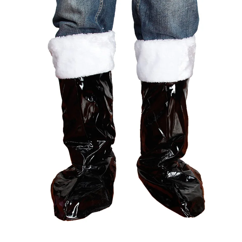 Взрослых Рождественская обувь черный Санта Клаус обувь рождественские украшения белые женские новогодние ботинки свадебные вечерние поставки
