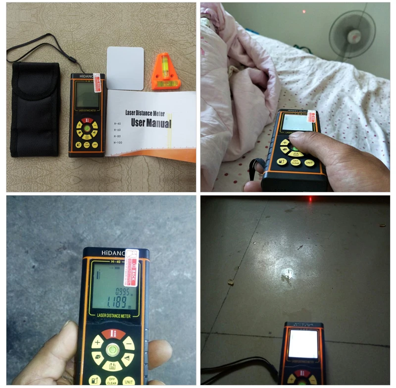 100M HiDANCE 12 IN 1 Digital Laser Distance Meter Laser Rangefinder Optical Tape Range Finder Diastimeter Measure Roulette 100M HiDANCE 12 IN 1 Digital Laser Distance Meter Laser Rangefinder Optical Tape Range Finder Diastimeter Measure Roulette