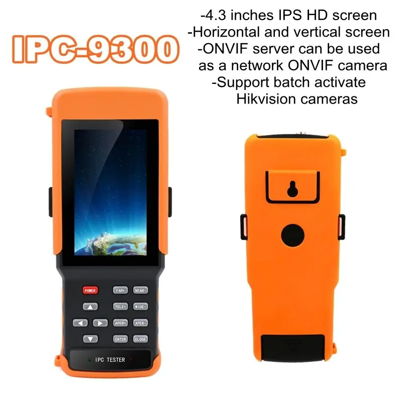 

SEESII 4.3"IPS Handle Horizontal Vertical IPC HD Video Monitor Network Camera Tester