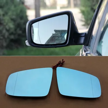 

For Buick LaCrosse 2009-2013 Car Rearview Mirror Wide Angle Hyperbola Blue Mirror Arrow LED Turning Signal Lights