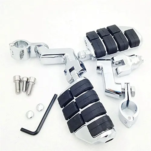 Хромированные 1 1/4 &quot1 25&quot Kuryakyn Dually Style шоссейные зажимы большие колышки для TRIUMPH