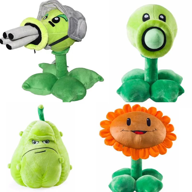 30 см с изображением героев Plants vs Zombies Растения против Зомби Плюшевые игрушки