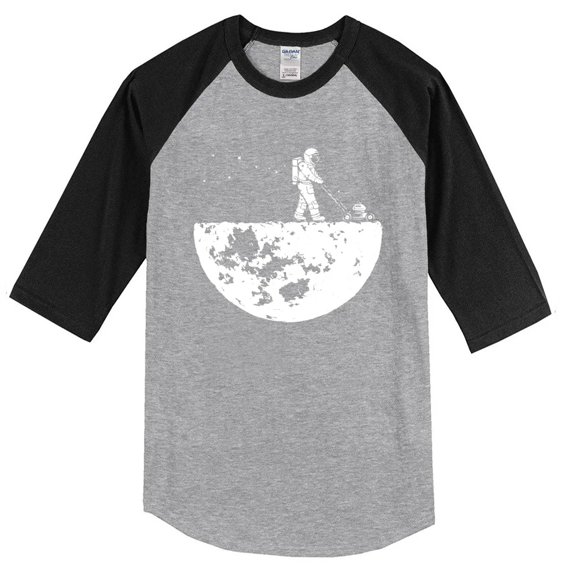 

Men's T-shirts 2019 new summer three quarter sleeve tshirt Develop The Moon funny t shirts Unisex Design top t-shirt tees kpop