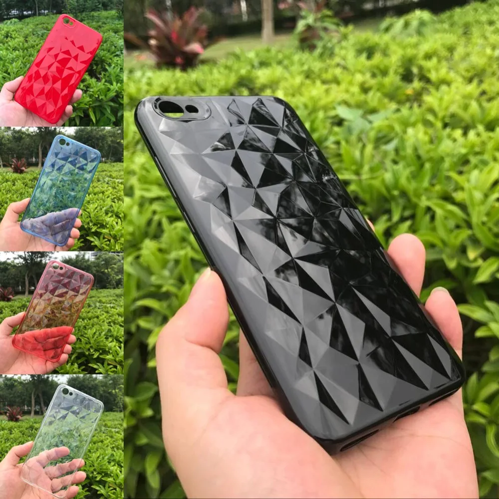 3D diamond Texture Case For XiaoMi Redmi Note 5A case cover note Soft Phone Cover Xiaomi Xiomi Y1Lite CASE |