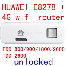 Открыл Huawei e8278 e8278s-602 4 г LTE модем + Wi-Fi роутера 150 Мбит/с LTE 4 г USB Wi-Fi модем 4 г Wi-Fi Dongle PK E3276 E398 E392
