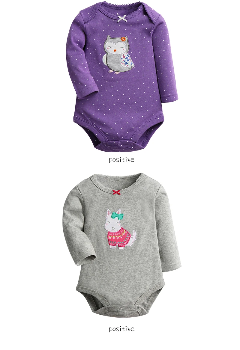 Детская одежда 4 предмета, детский хлопковый комбинезон с длинными рукавами для мальчиков и девочек возрастом от 6 до 24 месяцев, одежда с вышивкой для новорожденных