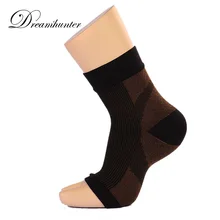 Ножные компрессионные, предотвращают усталость ноги рукава лодыжки поддержки для бега и велопрогулок баскетбол спортивные носки для занятий на открытом воздухе мужские лодыжки скобы носок