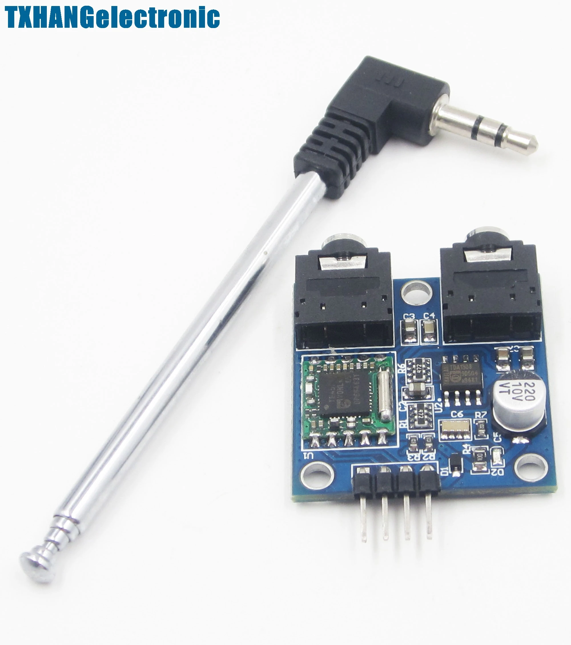 

1PCS 76-108MHZ 5V TEA5767 FM ereo Radio Module + Cable Antenna