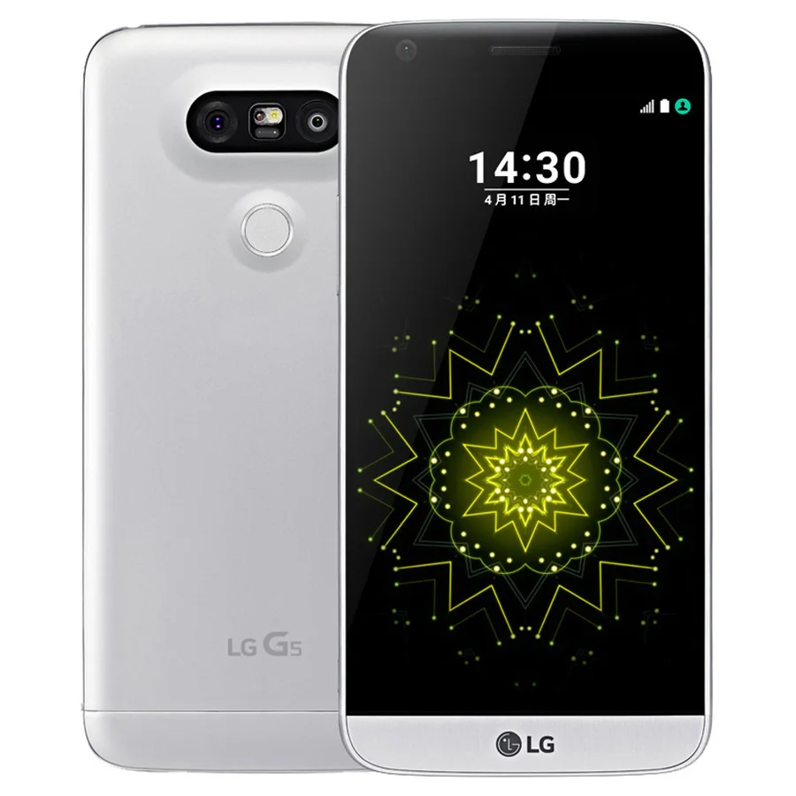 Разблокированный мобильный телефон LG G5 H860N H820 H850 5," 16 МП 4 Гб ОЗУ 32 Гб ПЗУ отпечаток пальца LG G5 Восстановленный мобильный телефон - Цвет: Silver Full Set