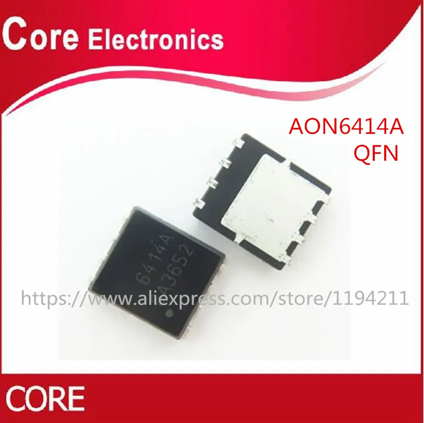 50 шт. AON6414A AON6414 AO6414A 6414A MOSFET QFN 8|Интегральные схемы| |