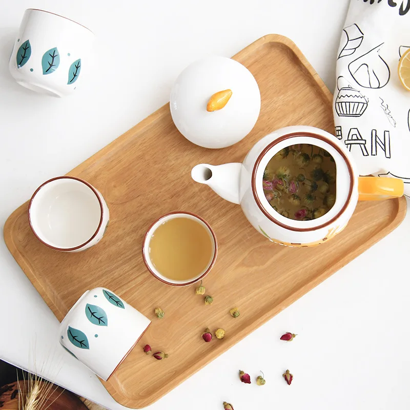 5PCS Tea sets coffee sets afternoon tea sets family coffee sets (5)