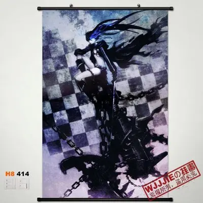 Home Decor японского аниме плакат прокрутки BLACK ROCK SHOOTER BRS