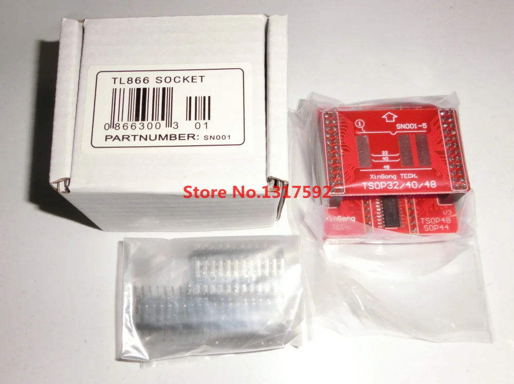 

free shipping MiniPro TL866 Universal Programmer TSOP32 TSOP40 TSOP48 Sockets TL866A TL866CS SN001 new original