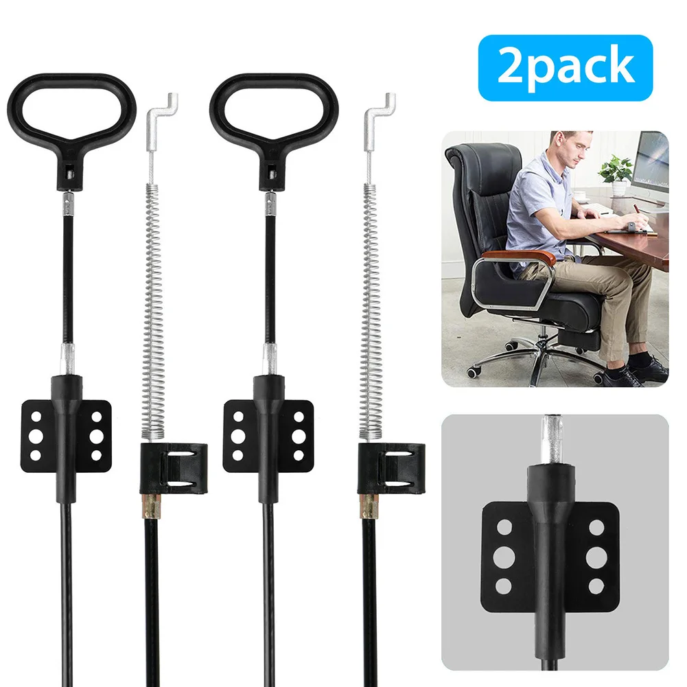 

2Pcs Universal Recliner Cable Sofa Pull Handle Release D-Ring Lane Cables LKS99