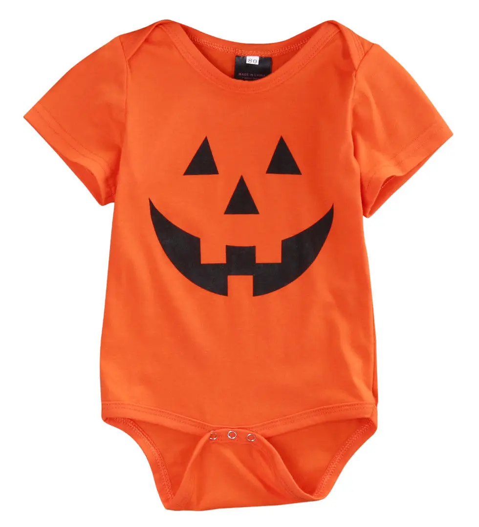 Hot Sale Newborn Baby Girl Boy Halloween Clothes Long Sleeve Cotton